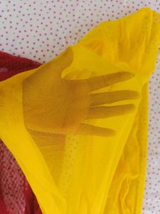 Red &amp; Yellow Dupatta Set
