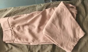 Beige Corduroy Straight Leg Pants