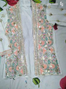 girl lehenga with jacket