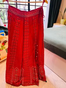 Magenta Ethnic Skirt