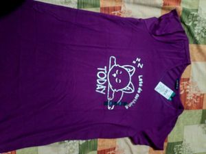 Purple Graphic Tee