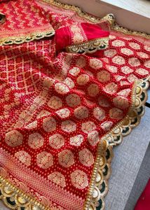 Brand New Pure Khaddi Georgette Banarasi Weaving S