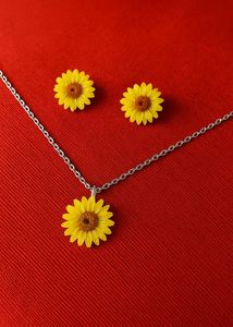 Sunflower Jewelry Set