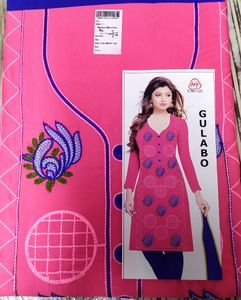 Suit  Embroidery Unstitche
