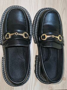 Littlebox - Platform Black Loafers