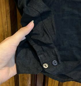 LINEN CLUB Men&#39;s Black Shirt