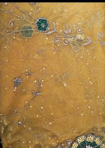 Beautiful Yellow Net Saree 💛💛