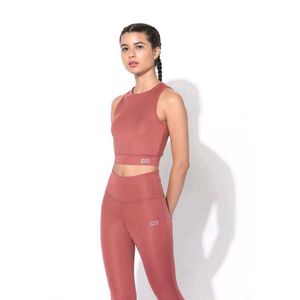 Woman Padded Cross Back Crop Top