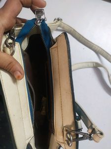 White And Blue Havey clutch