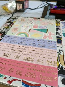 2 sheets Of Pretty stickers 💌