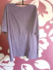 Zudio Purple Graphic Print Tee