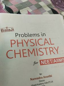 Neet, Problems In Physical Chemistry, Shree Balaji