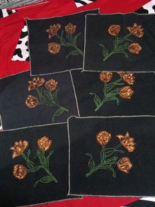 Vintage Dining Cloth Mat - 6 pcs