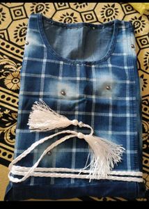 New Denim Kurta