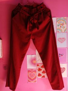 Maroon Trousers