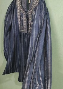Diya Design Studio Blue Top - Size L