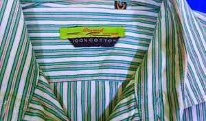 Striped Sea Green Shirt