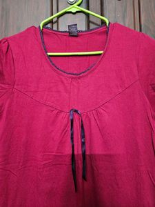 Red Casual Dress ...maxi homewear