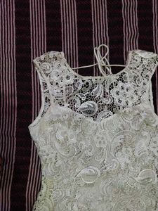 Lace Off-White Dress