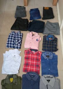 All Items Include Coats And Jeans