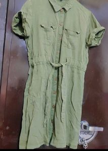 Light Olive Color Dress For 36 Bust