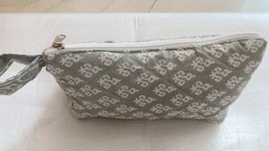 Handcrafted Quilted Fabric Pouch – Set of 2