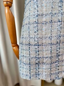 Chic Tweed Halter Dress