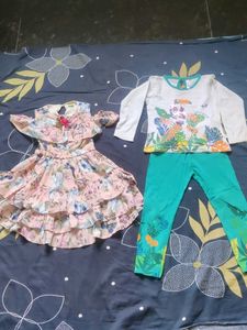 2 to 4 years Cute Girls Clothing combo Set