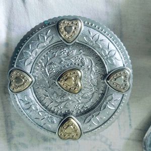 Silver Heart Trinket Box