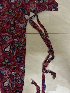 Comfy Paisley Printed Jumpsuit With Belt