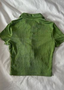 H&amp;M Shimmer Crop Top