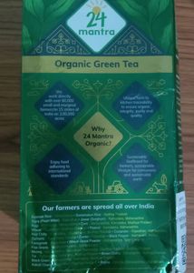 brand: 24 Mantra Organic green tea🍵