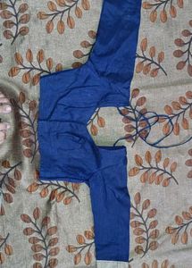 Blue Saree Blouse