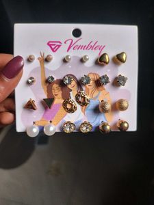 Vembley Earring Set - 9 Pairs