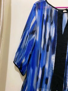 Blue Print Hi-Low Top