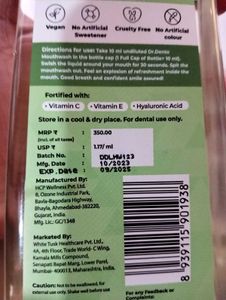 Dr Dento Mouthwash (300ml)