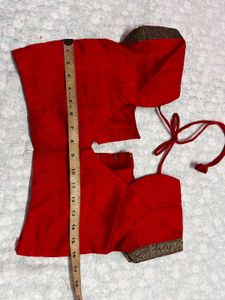 Dark Red Blouse