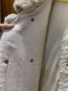 Beige Furry Winter Coat