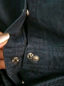 Dark Blue Shirt with Pockets