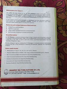 R.D sharma Mathamatics Class 10 Edition 2016