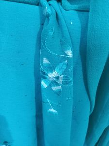 See Green Colour Suit Fabric