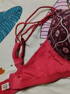 Floral Print Bra