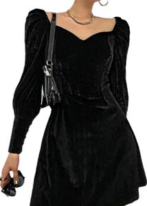 15.29.12 SEXY BLACK VELVET DRESS
