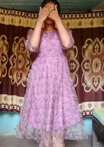 Organza Floral Frock😍
