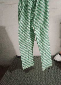Green Printed Kurta sets