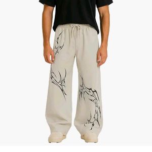 Tribal Print Wide Leg Pants