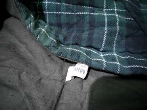 Green Plaid Hooded Coat