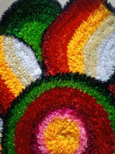 Flower Rangoli Mat