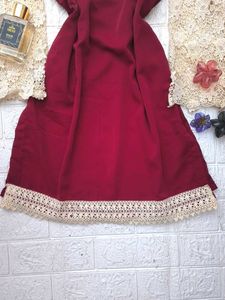 Corset Back Lace-Sleeve Kurti🎀