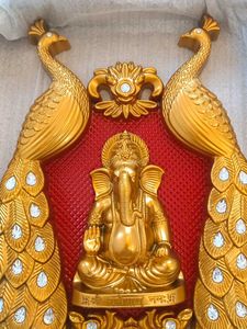 Ganesha Peacock Wall Decor